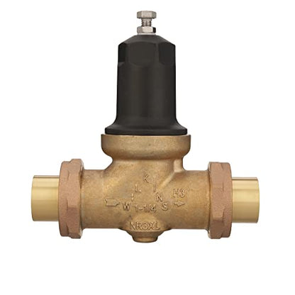 Zurn Wilkins 114-NR3XLDUC 1-1/4" NR3XL Pressure Reducing Valve with Double Union FNPT Copper Sweat Connection - size: 1.25 Inch
