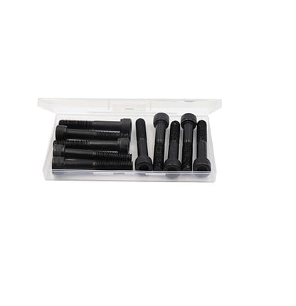 10pcs M10 x 60mm Black Socket Cap Bolts Screws 12.9 Grade Alloy Steel - size: 10pcs M10 x 60mm