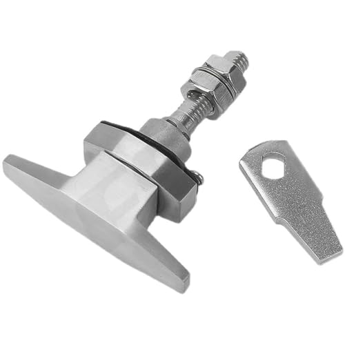 T-Shaped Handle Lock Industrial Cabinet Case Electrical Cabinet Stainless Steel Lock MS309-2 1Pcs(Stainless Steel) - color: Stainless Steel