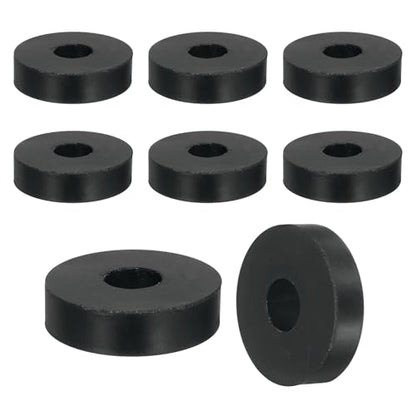 uxcell 18Pcs Thick Rubber Spacer, 1-3/16 Inch OD x 3/8 Inch ID x 5/16 Inch Thickness Round Rubber Bushings Anti Vibration Flat Spacer Washers for Home Industrial Machinery - size: 1-3/16 Inch OD x 3/8 Inch ID x 5/16 Inch T