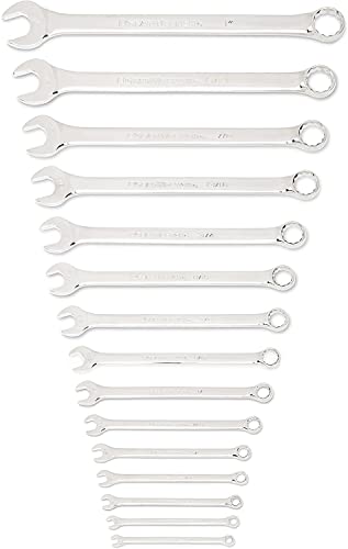 GEARWRENCH 30 Piece 12 Point SAE/Metric Combination Wrench Set | 81937 - size: 25 PC