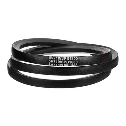 uxcell 5V710 V-Belt, Classic Wrapped Rubber V-Belt 71" Outside Circumference x 0.62" Width x 0.53" Height for Industrial Machinery Equipment, Black - size: 5V710