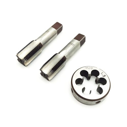 AtticZone M20 x 1.5 Metric Hand Thread Tap and Die Set, Right Hand - size: M20x1.5