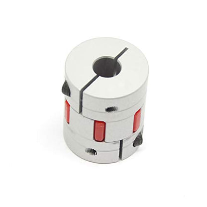 2PCS 8mm to 10mm Aluminium Plum Flexible Shaft Coupling D25 L30 8x10mm Connector Flexible Coupler for 3D Printer CNC Machine and Servo Stepped Motor（8x10mm） - style: 8-10mm