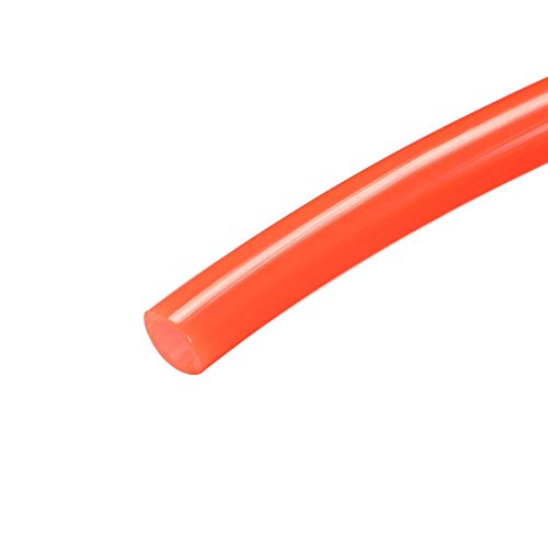 uxcell Pneumatic Air Hose Tubing Bright Orange with Connect Fitting Kit - color: Bright Orange