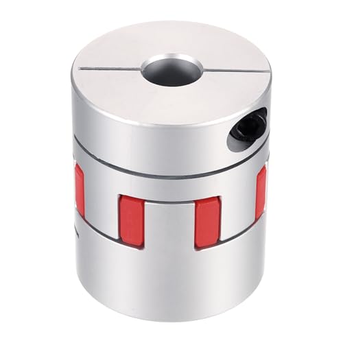 MECCANIXITY Aluminum Shaft Coupling Shaft Coupler 13mm to 13mm Flexible Spider Coupling L50mm x D40mm Coupler Jaw Spider Shaft Joint Connector for 3D Printers DIY CNC Router Milling Machine - size: 13mm to 13mm