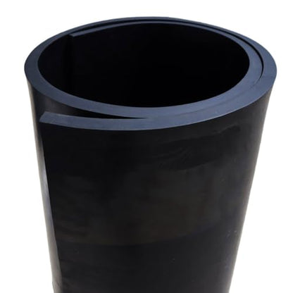 Nitrile Commercial Grade Rubber Sheet, Black, 60A, 0.750" x 36" x 36" - size: 36 x 36 x 0.75 in.