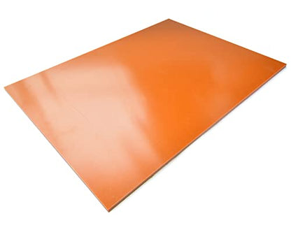 6x300x400mm Red Bakelite Phenolic Laminated Resin Sheet Plate Board PCB Used in Electrical and Electronic Fixtures, DIY and Crafts - size: 6x300x400MM