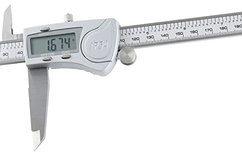 Accusize IP54 Digital Caliper, 0-12 in/300 mm, 2015-0300