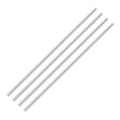 MECCANIXITY Round Steel Rod, 3.7mm x 200mm HSS Lathe Bar Stock Tool 4 Pcs - size: 3.7mm x 200mm