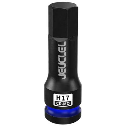 17mm Hex Impact Bit Socket, H17 1/2" Drive Allen Socket, Cr-Mo - size: 1PC | H17 17MM