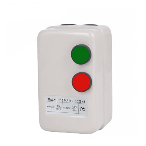 Magnetic Motor Starter 380V 15KW-20HP Electric Motor Starter for Air Compressor, 3-Phase/Single-Phase Switch - style: 380v 15KW-20HP