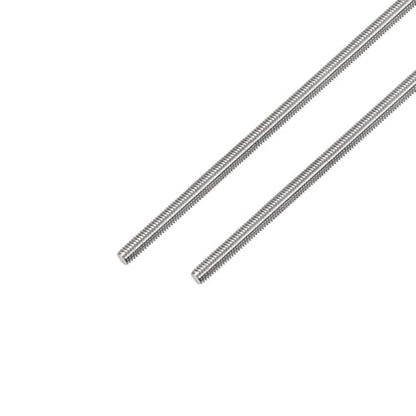 2 Pack 1/4"-20 Fully All Threaded Rod & Studs, 4" Length - size: 1/4"-20 x 4"