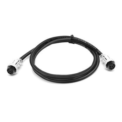 16.4Ft GX12 7Pin Female to Female Aviation Connector Cable,Metal Circular Adapter PVC Cable Connector 5A/125V,12mm for Electrical and Electronic Connections AWG24 Cable 5M - size: 7Pin