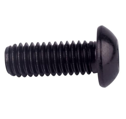 6-32 x 1 Button Head Socket Cap Bolts Screws (1/4" to 2" Available), 304 Stainless Steel 18-8, Black Exterior Finish, Allen Hex Drive, Fully Thread, 40Pcs - size: 6-32 x 1" (40 PCS)