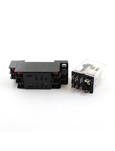 uxcell 2PCS JQX-13F DC12V Coil DPDT 8Pin Power Electromagnetic Relay