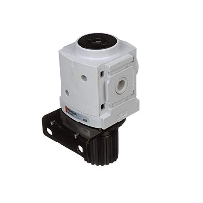PneumaticPlus PPR3-N02BG High Flow Air Pressure Regulator, 1/4" NPT - size: 1/4" NPT (High Flow)