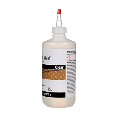 3M Scotch-Weld Instant Adhesive CA40H, Clear, 1 Pound, 1 Bottle/Case - size: 1 Pound