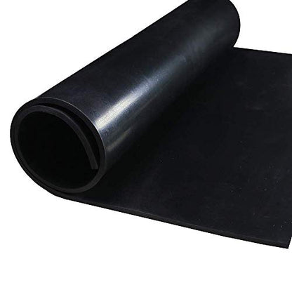TORRAMI Neoprene Rubber Sheet Roll 3/16" (.187") Thick x 18" Wide x 24" Long for DIY Gaskets, Pads, Seals, Crafts, Flooring,Cushioning of Anti-Vibration, Anti-Slip - size: 18" Wide X 24" Long, style: 3/16 (.187)" Thick