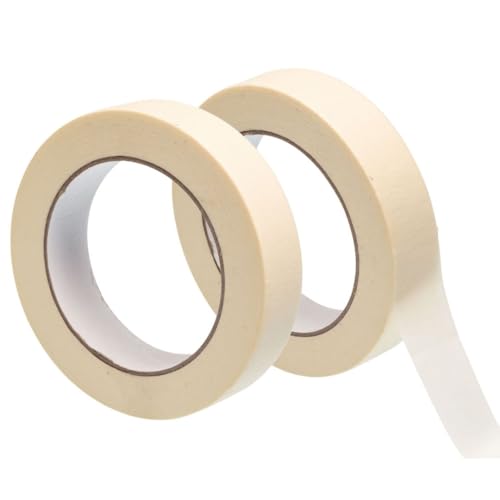 GTSE - Masking Tape 1 inch x 55 Yards (164 ft) 2 Rolls - size: 1" x 55 yds
