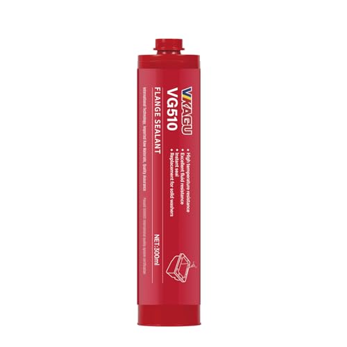 VG510 Anaerobic Flange Sealant - High Temperature Gasket Maker for Rigid Metal Machined Flanges - Chemical & Fluid Resistant - Replaces Solid Gaskets - 10.14 fl oz Cartridge - style: 1 Pack