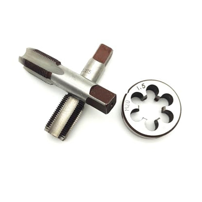 AtticZone M20 x 1.5 Metric Hand Thread Tap and Die Set, Right Hand - size: M20x1.5