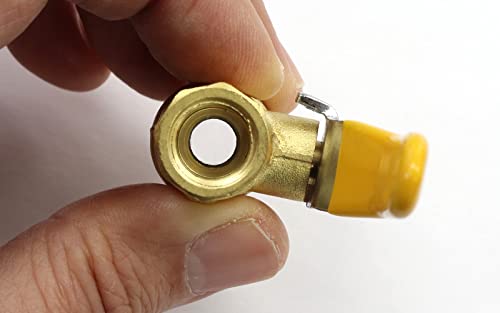Vibrant Yard Co. LLC Lead-Free Brass Ball Shut Off Valve, 1/4 in NPT, Qty 1