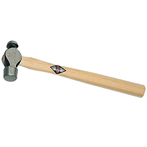 Picard Engineers Hammer 450g – Ball Peen Hammer, English Pattern, Polished Face & Ball, Alloyed Steel Head, Premium Hickory Handle, Ring Wedge Fixture for Secure Connection – 0000902-0450 - size: 450g