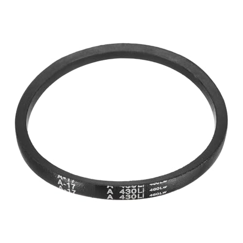 uxcell 5Pcs A17 Classic Wrapped Rubber V-Belt, 19" Lo x 0.51" W x 0.32" H - size: A17