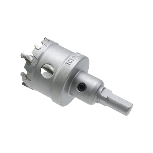 Carbide Hole Saw Drill Bit 1-5/8"/41mm Cutting Dia Hole Saw Cutter for Metal - size: 1-5/8"/41mm