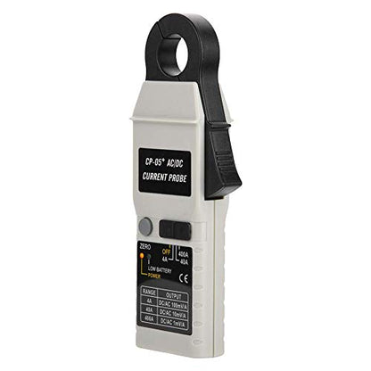 OWON CP-05+ AC/DC Current Clamp Meter Multimeter AC/DC Clamp Current Probe 200KHz 400A for Oscilloscope 4A, 40A, 200A, 200-400A Test Range with BNC Connector