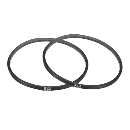 uxcell 2Pcs O-530 O Type V-Belt 530mm/20.9" Inner Length x 0.39" Width x 0.24" Height, O-Type Closed-Loop Rubber Transmission Belt - size: O-530