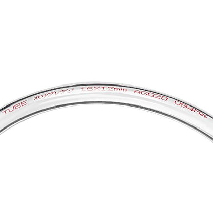 uxcell Pneumatic Air Tubing, 16mm OD x 12mm ID 5 Meters 16ft PU Polyurethane Air Compressor Tube Hose Pipe Clear - color: Clear, size: 16mmX12mm