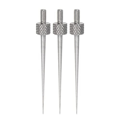 HARFINGTON 3pcs Needle Point Contact Points R0.15 M2.5 Thread 31mm Length 303 Stainless Steel Pointed Head for Dial Digital Indicators Depth Gauge - size: R0.15x31mm