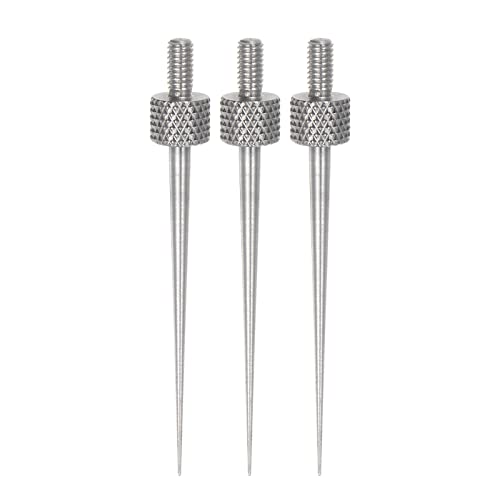 HARFINGTON 3pcs Needle Point Contact Points R0.15 M2.5 Thread 31mm Length 303 Stainless Steel Pointed Head for Dial Digital Indicators Depth Gauge - size: R0.15x31mm