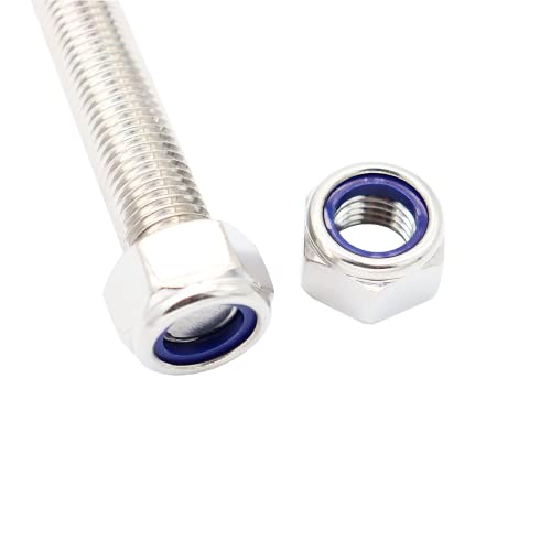 M8x250mm Threaded Rod 2pcs 304 Stainless Steel Fully Metric Threaded Rod - size: M8*250mm
