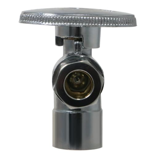 5 Pack XFITTING 3/8" OD Compression x 1/2" Sweat Angle Valve - size: .5" Sweat x .375" Angle