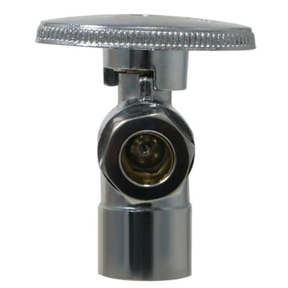 5 Pack XFITTING 3/8" OD Compression x 1/2" Sweat Angle Valve - size: .5" Sweat x .375" Angle