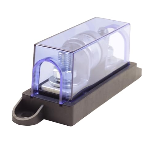 500V AC/DC 350A Class T Fuse Holder, 10kA IR Fuse Block 350amp for Inverter and High- Power Appliances in Marine Boats, Cars, Trucks, RVs - style: 500V 350A