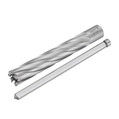 HARFINGTON Annular Cutter 13/16" Dia 4" Depth 3/4" Shank TCT Cutting Drill Bits with Pin for Magnetic Drill Press - size: 13/16" x 4"