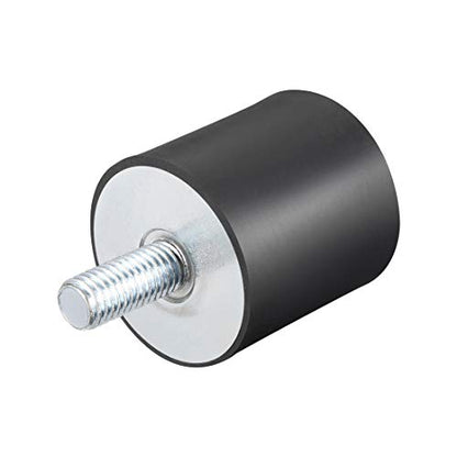 uxcell M10 Male Female Rubber Mounts, Shock Absorber, for Motor Generator Compressor Garage Reverse Osmosis Pump Impact Air Generator Car Bobbins, D40mmxH40mm - size: M10*23 D40*H40