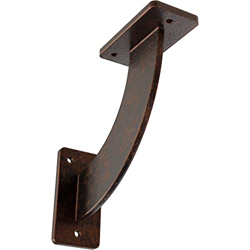 2" W x 7" D x 7" H Bradford Steel Bracket, Antiqued Copper - color: Antiqued Copper, size: 2-in. W x 7-in. D x 7-in. H