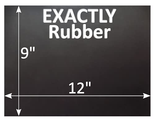 Silicone Rubber Sheet with PSA Adhesive Backing, 60A Durometer, 1/16 x 9 x 12 Inch, Made in the USA, High Temp Material for Gaskets Pads Washers Leveling Objects DIY Sealing
