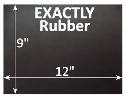 Silicone Rubber Sheet with PSA Adhesive Backing, 60A Durometer, 1/16 x 9 x 12 Inch, Made in the USA, High Temp Material for Gaskets Pads Washers Leveling Objects DIY Sealing