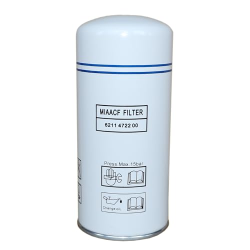 6211472200/6211472250 MIAACF Oil Filter Compatible with Screw Air Compressor Compression Equipment Accessories 6211-4722-00
