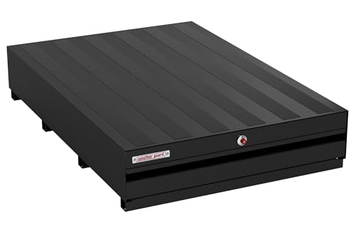 Weather Guard Pack Rat® Heavy-Duty Lockable Steel Drawer Storage Unit - color: Black