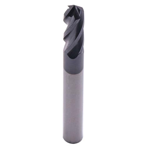 4 Flute 90° Solid Carbide Drill Mill Set(5Pc, 1/4"), AlTiN Coated - size: 5Pcs 1/4"
