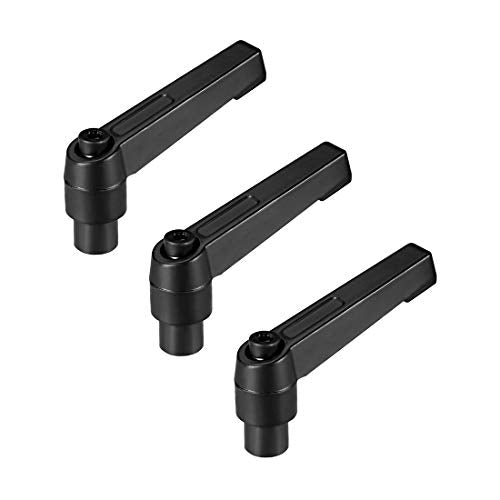 uxcell M6 Handle Adjustable Clamping Lever Thread Push Button Ratchet Female Threaded Stud 3 Pcs - size: M6