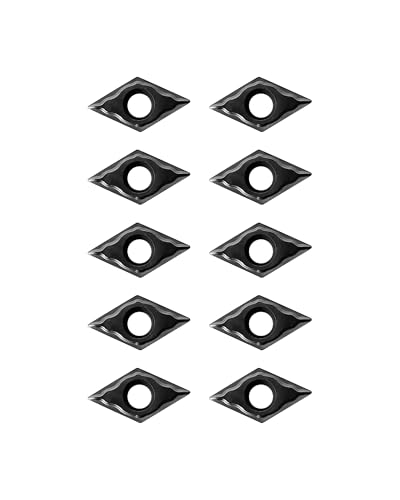10Pcs DCMT11T304 DCMT32.51 Carbide Turning Inserts - size: DCMT32.51 DCMT11T304 10pcs