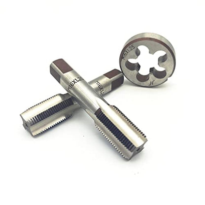 AtticZone M16 x 1.25 Metric Hand Thread Tap and Die Set, Right Hand - size: M16x1.25